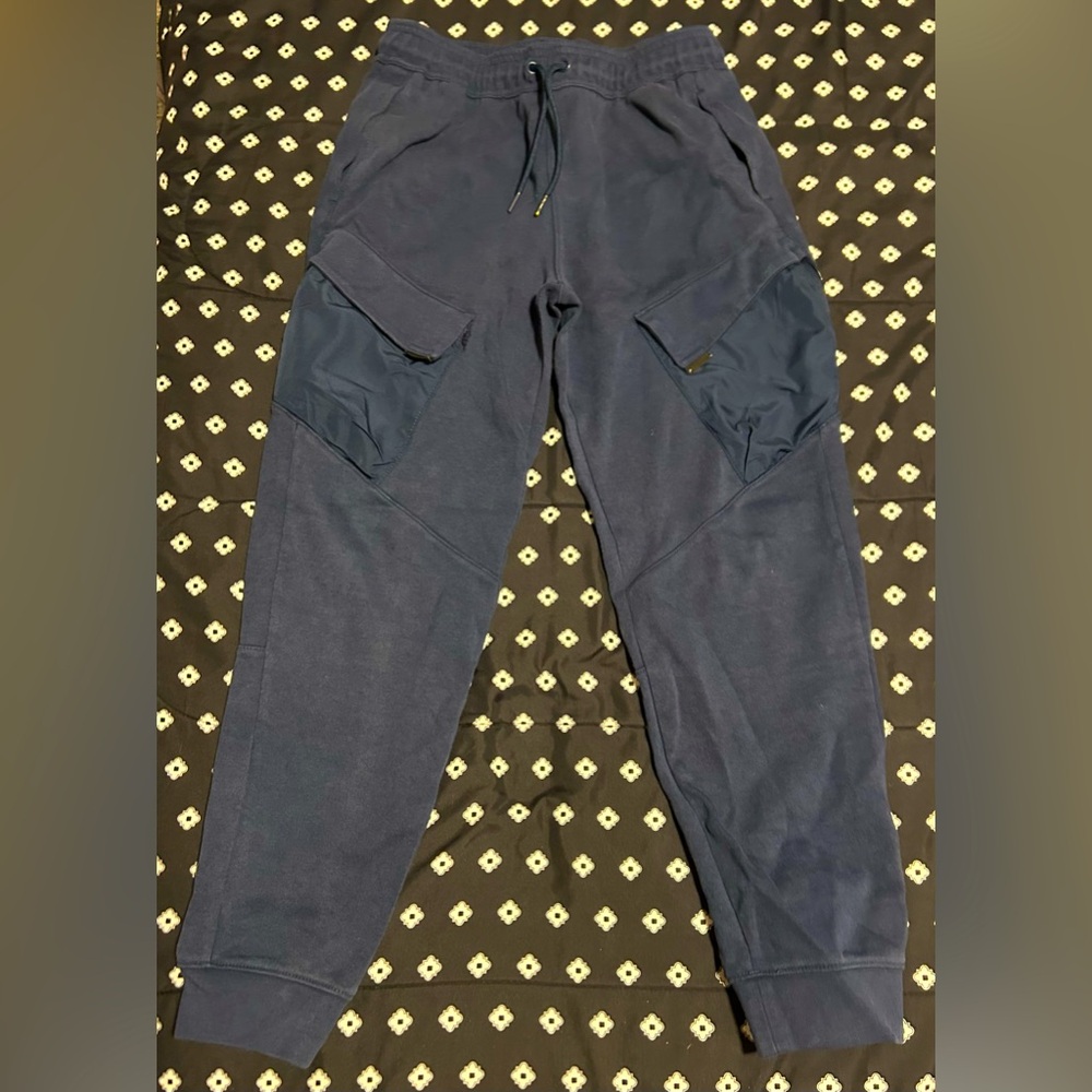 Athletic works kids Navy Cargo Pants- size xxl(18)